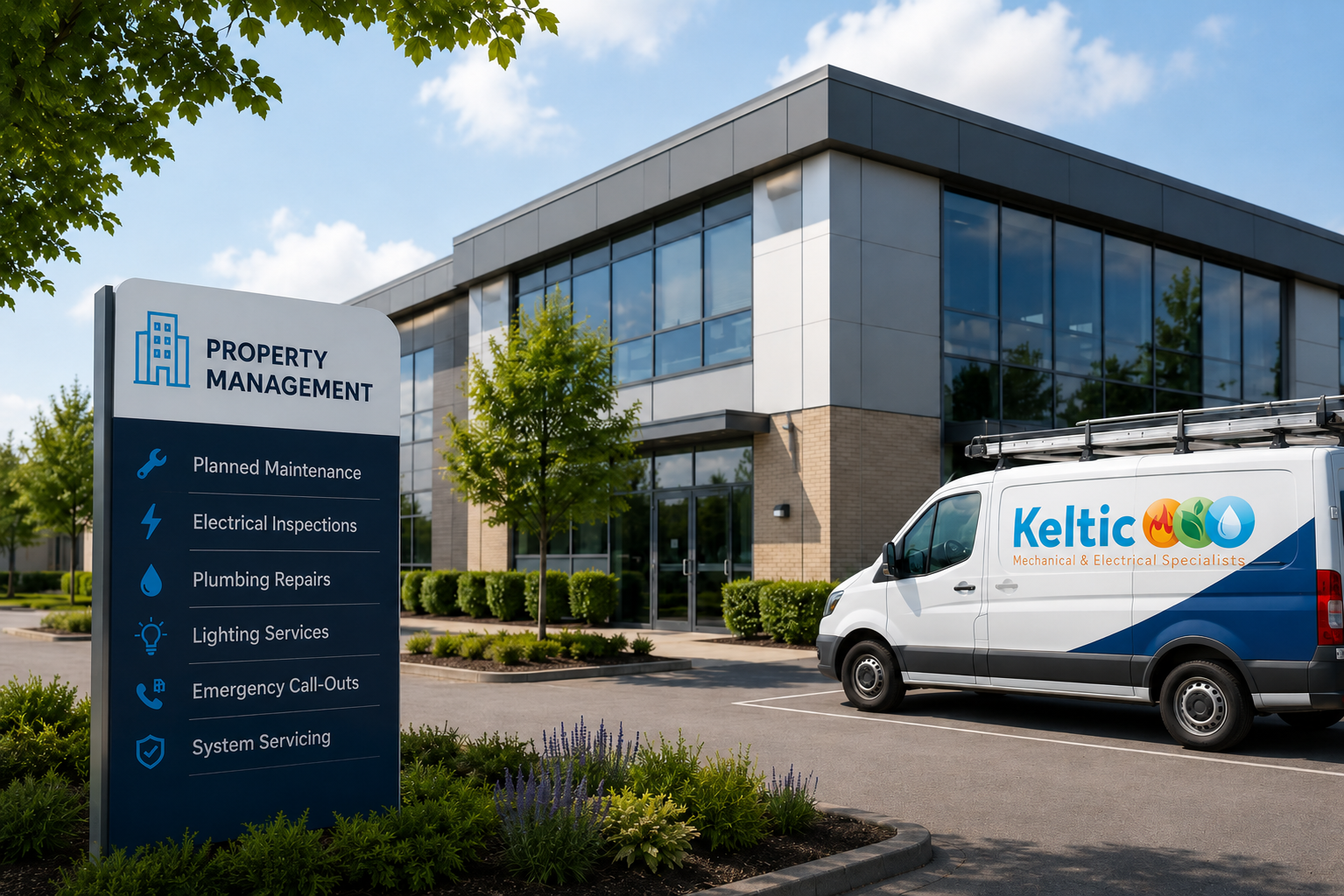 Commercial electrical installation — Keltic Mechanical & Electrical, Munster
