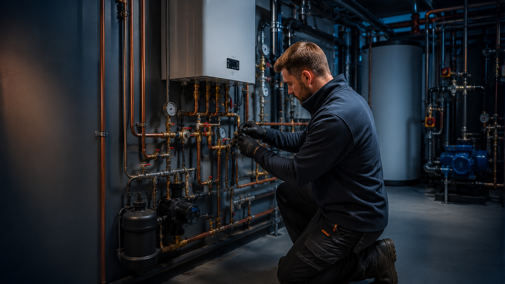 Industrial mechanical pipework and plant room installation by Keltic Mechanical & Electrical Specialists